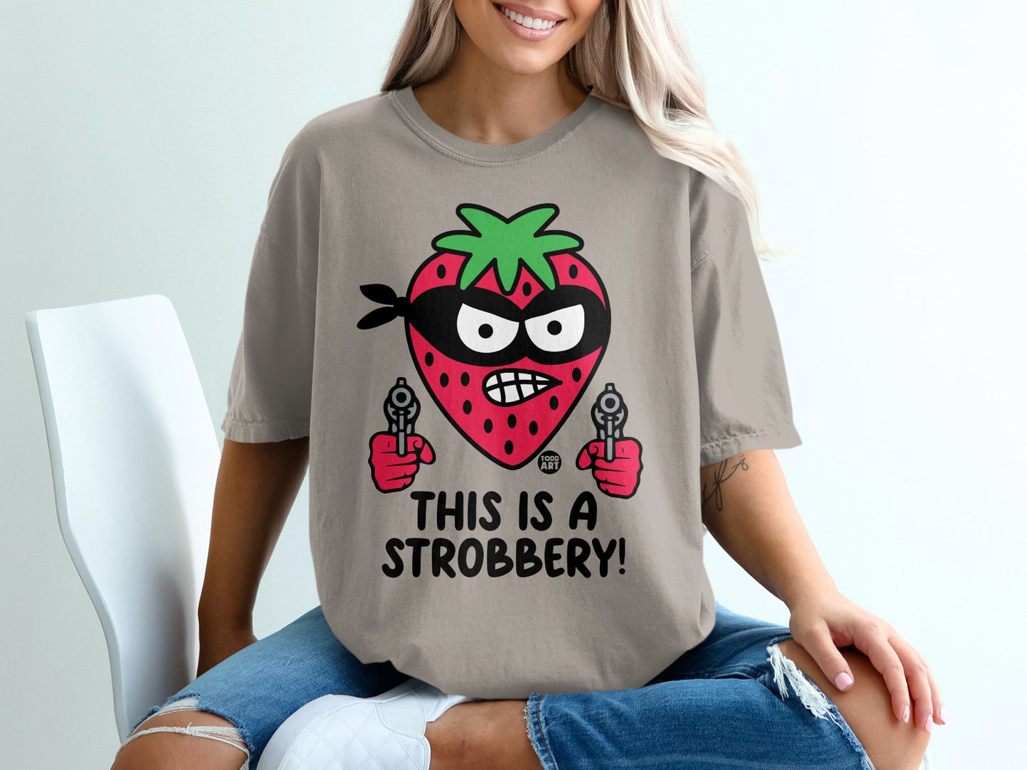 Strobbery Strawberry Character Funny Design product type