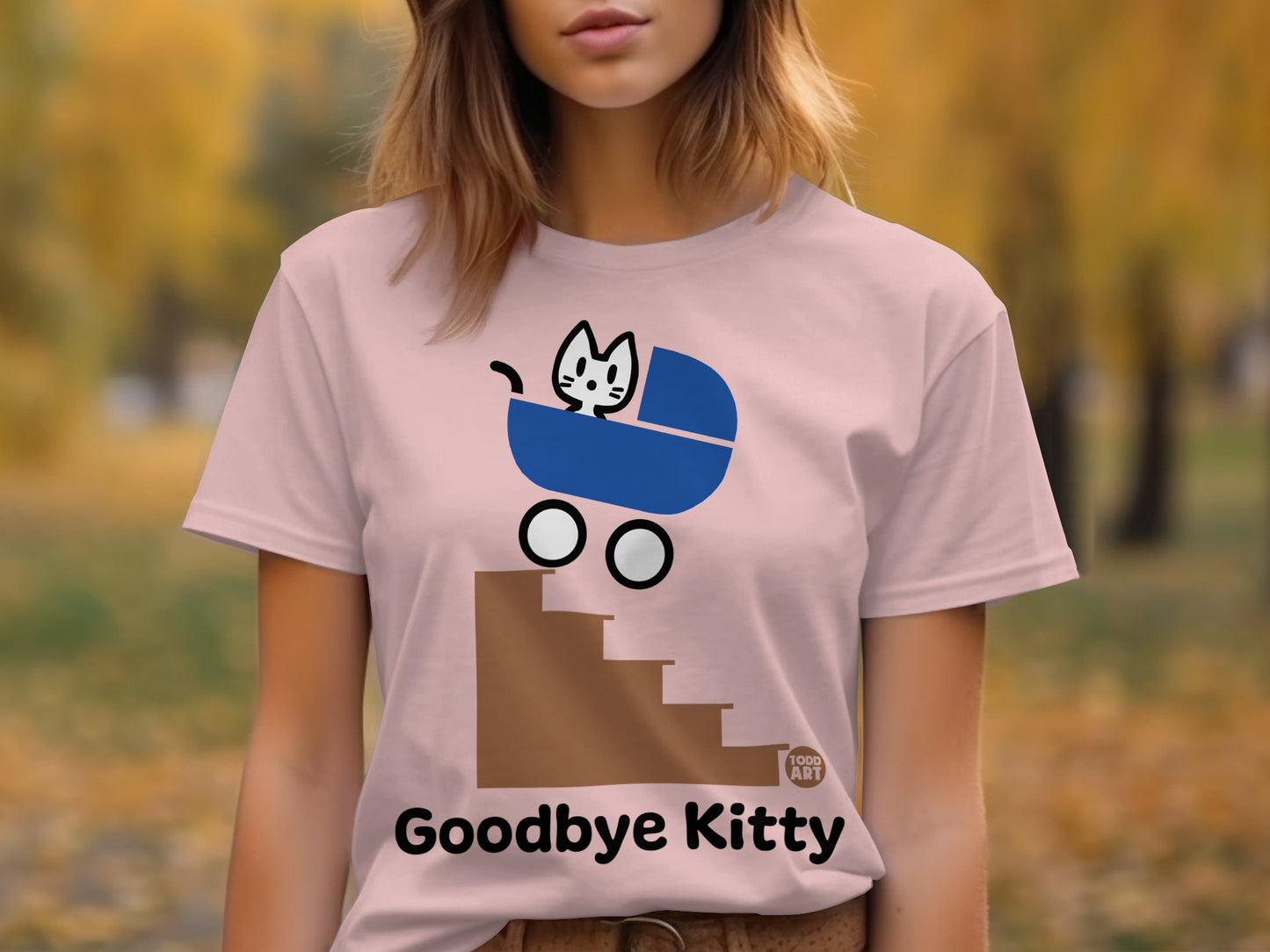 Goodbye Kitty Graphic Tee for Casual Fashion
