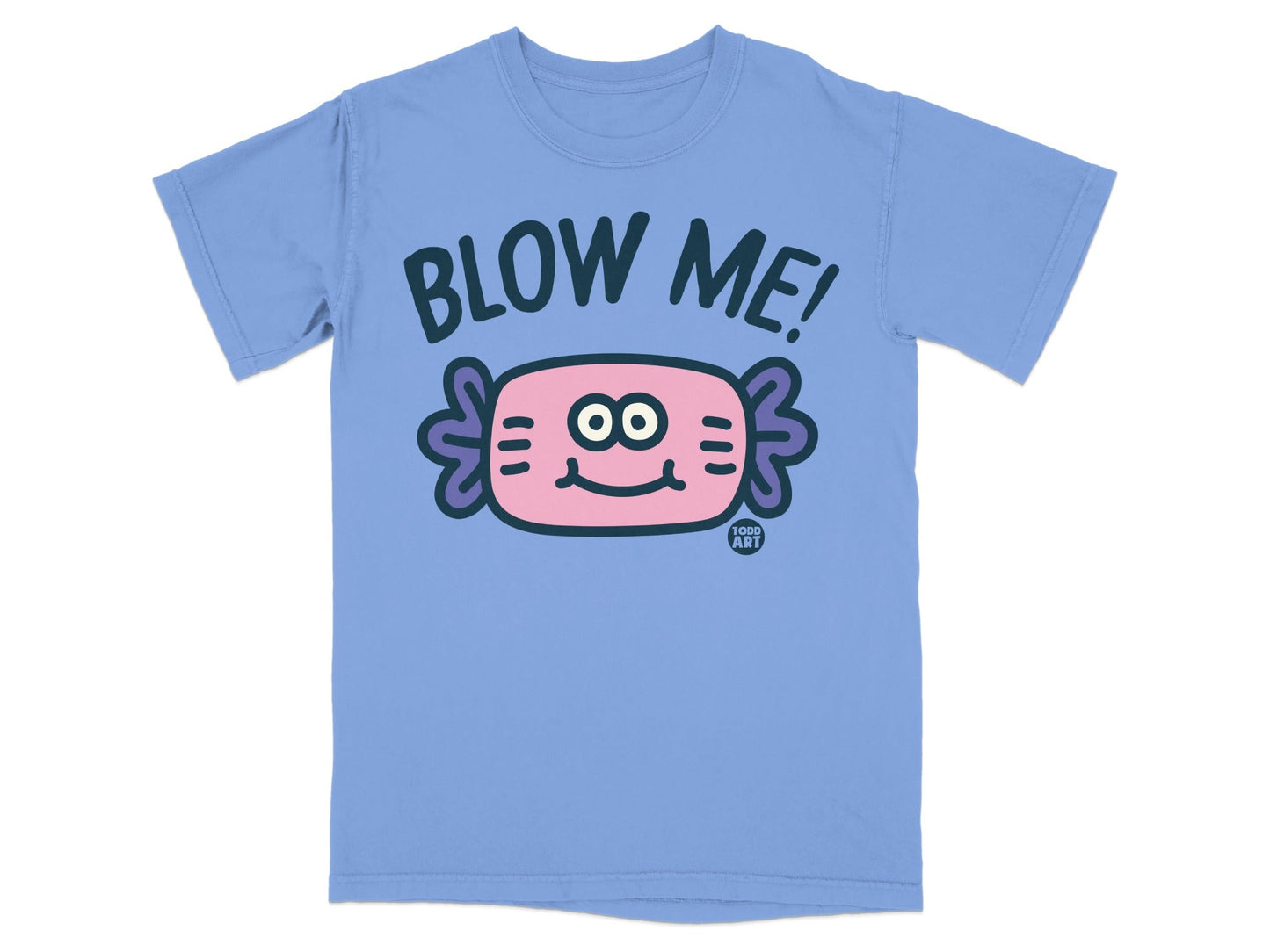 Blow Me Cute Fish Graphic T-Shirt