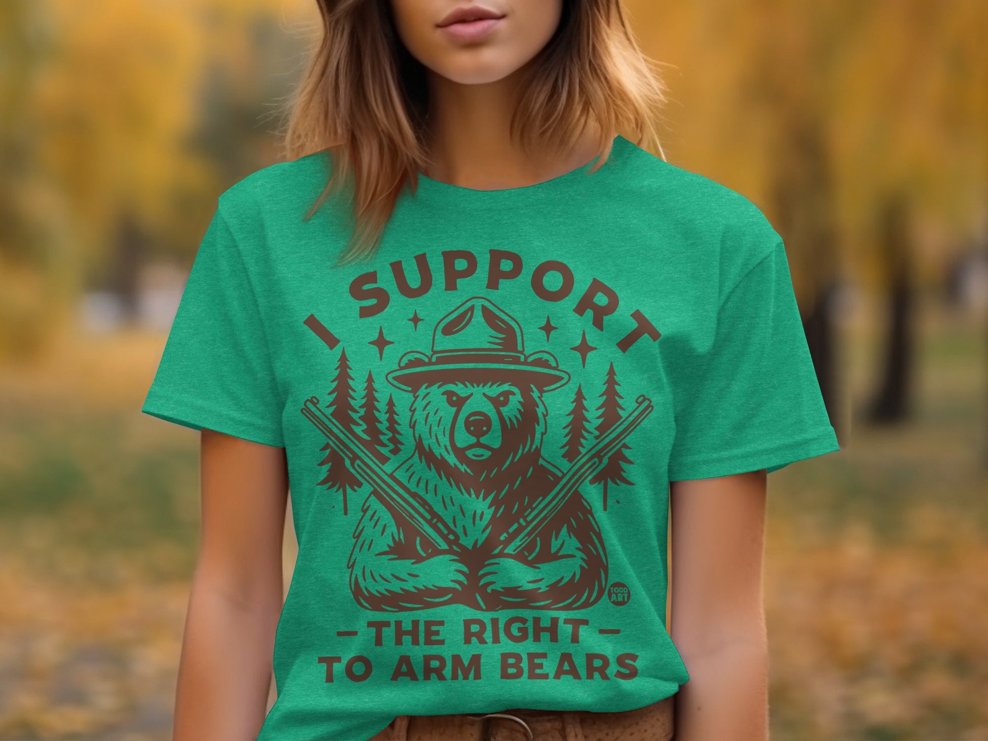 I Support The Right To Arm Bears Statement Shirt