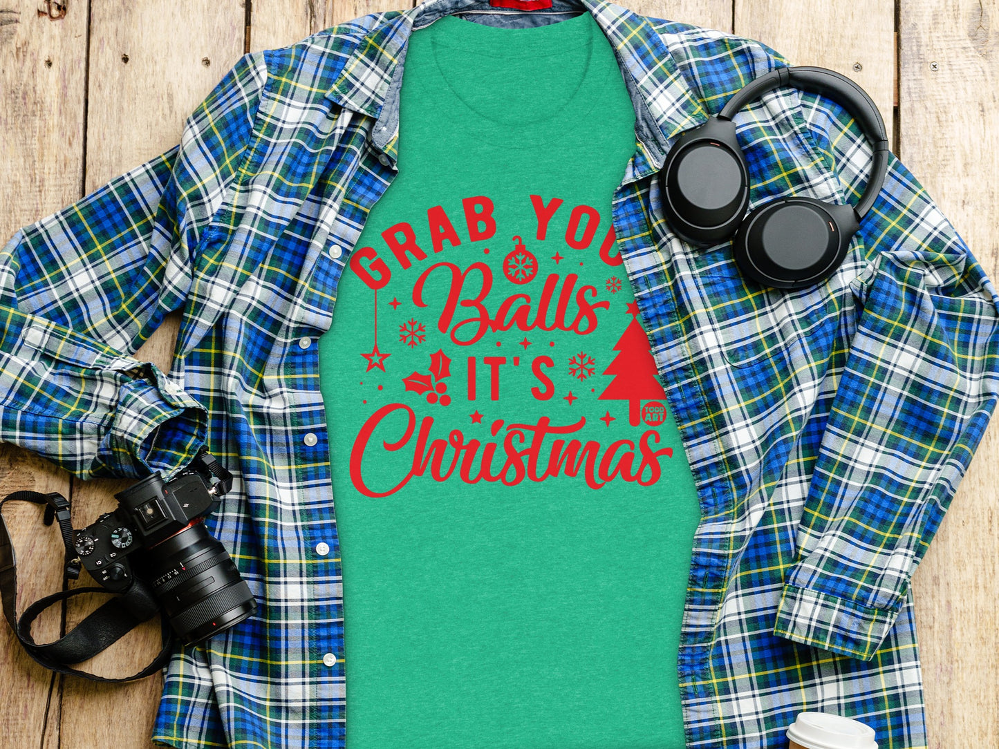 Grab Your Balls It's Christmas T-shirt