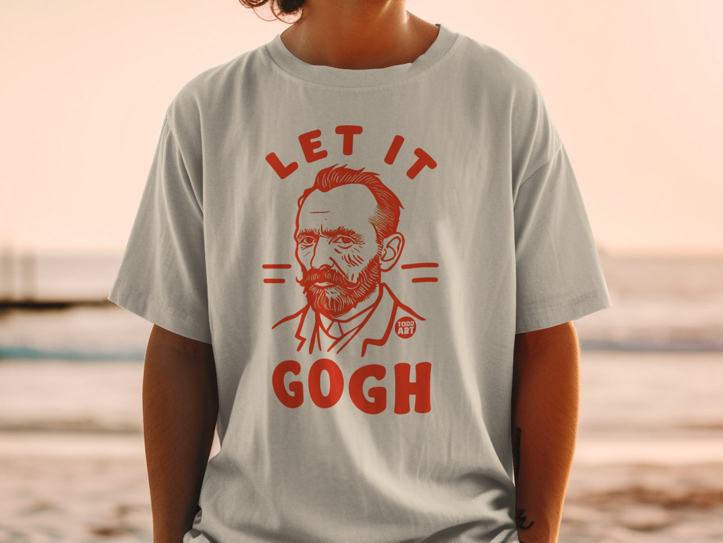 Let It Gogh Vincent Van Gogh Funny Artwork product type
