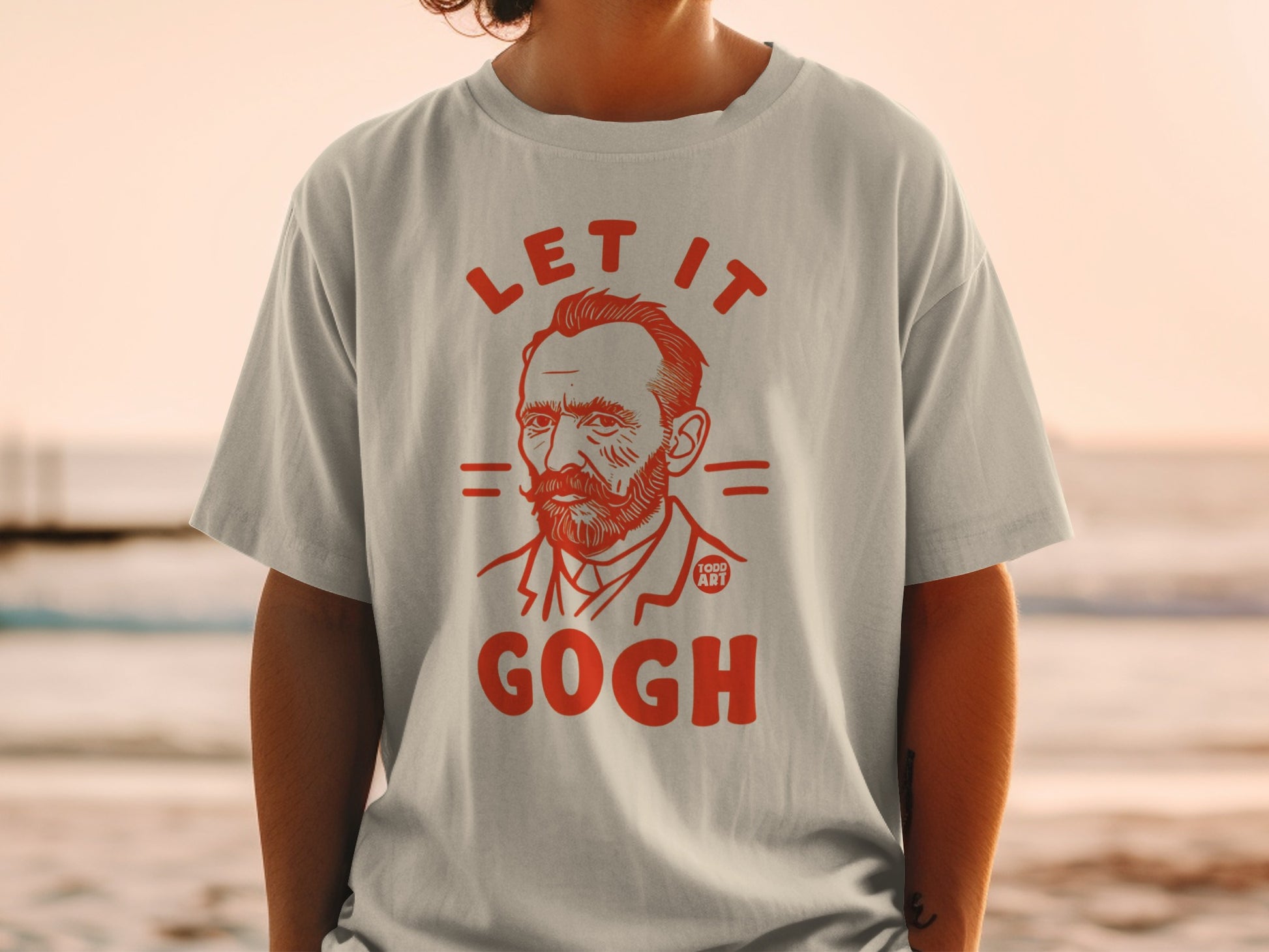 Let It Gogh Vincent Van Gogh Funny Artwork product type