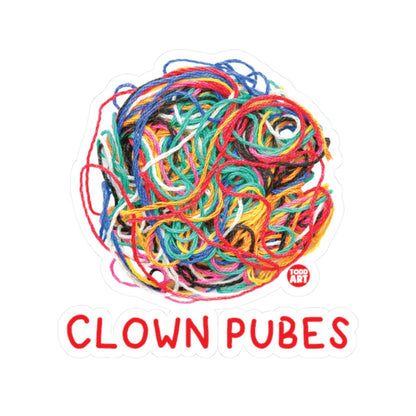Clown PubesTodd Art Sticker