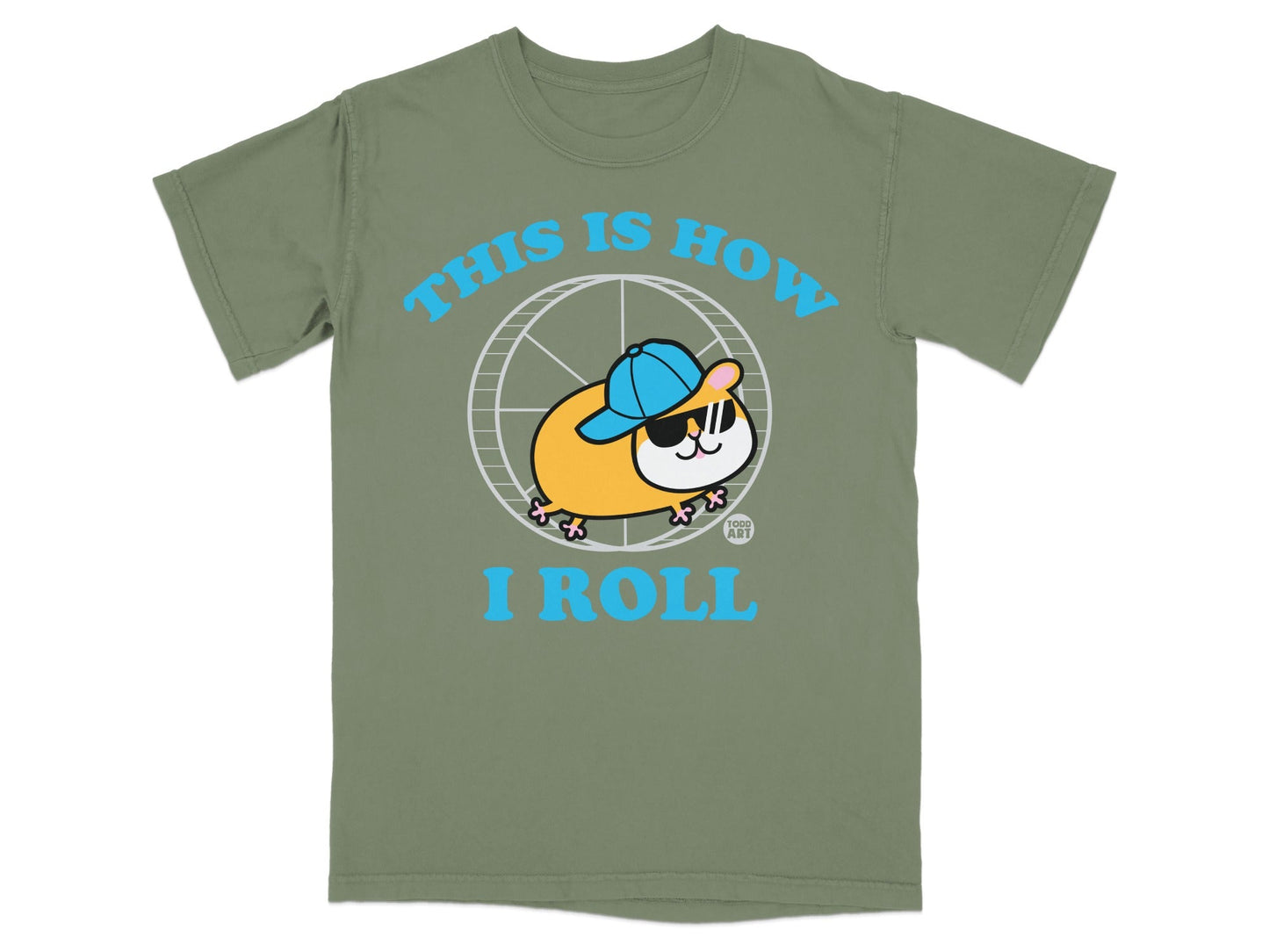 This Is How I Roll Cute Hamster Graphic T-Shirt