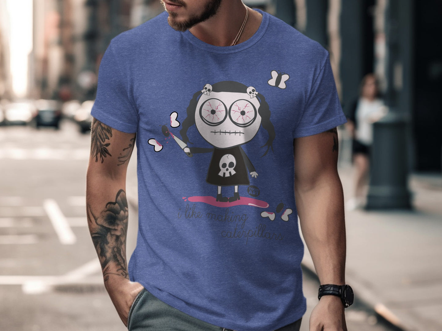 Quirky Skull Doll I Like Watching Product