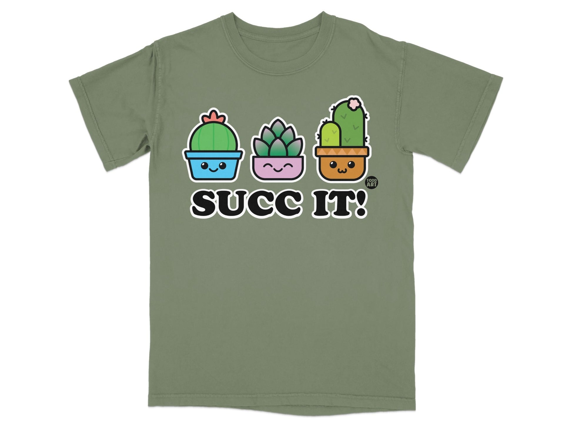 Succ It Cute Cactus Design Graphic T-shirt Product