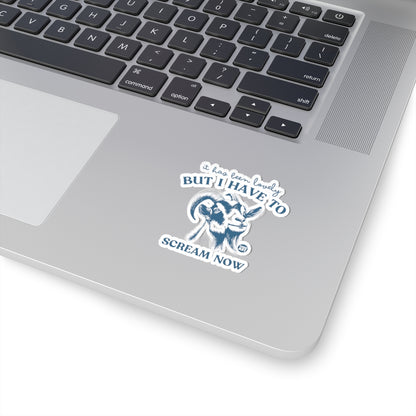 The Screaming GoatTodd Art Sticker