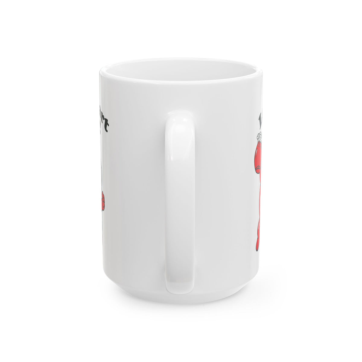 Cheerful Pitcher Character with Smile Todd Art Mug
