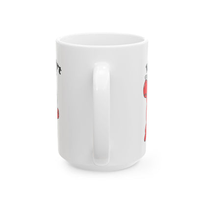 Cheerful Pitcher Character with Smile Todd Art Mug