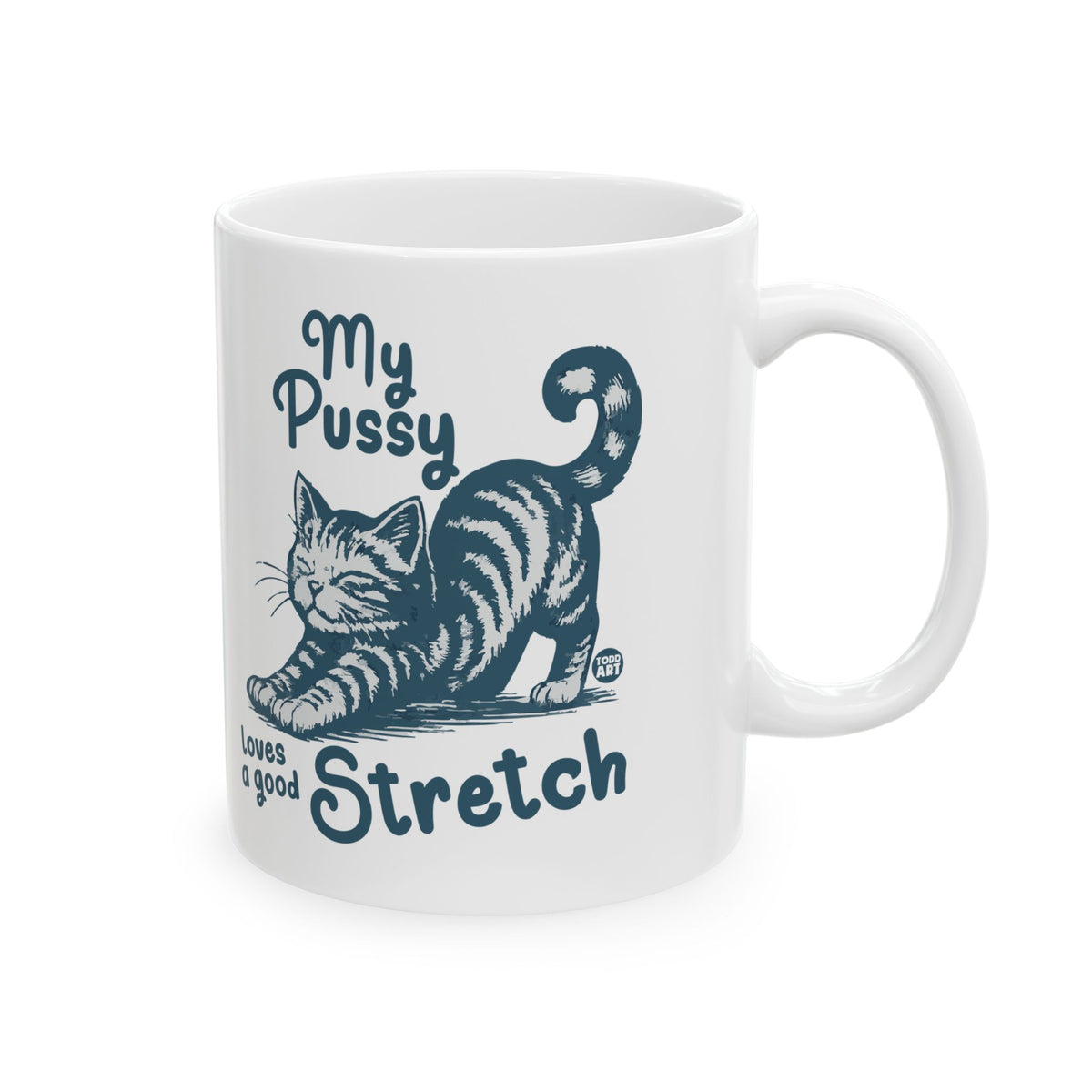 Pussy Stretch Todd Art Mug