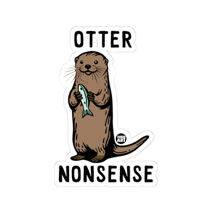 Otter NonsenseTodd Art Sticker