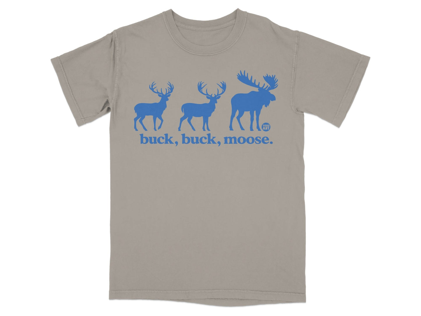 Buck Buck Moose Funny Graphic T-Shirt Animal Design
