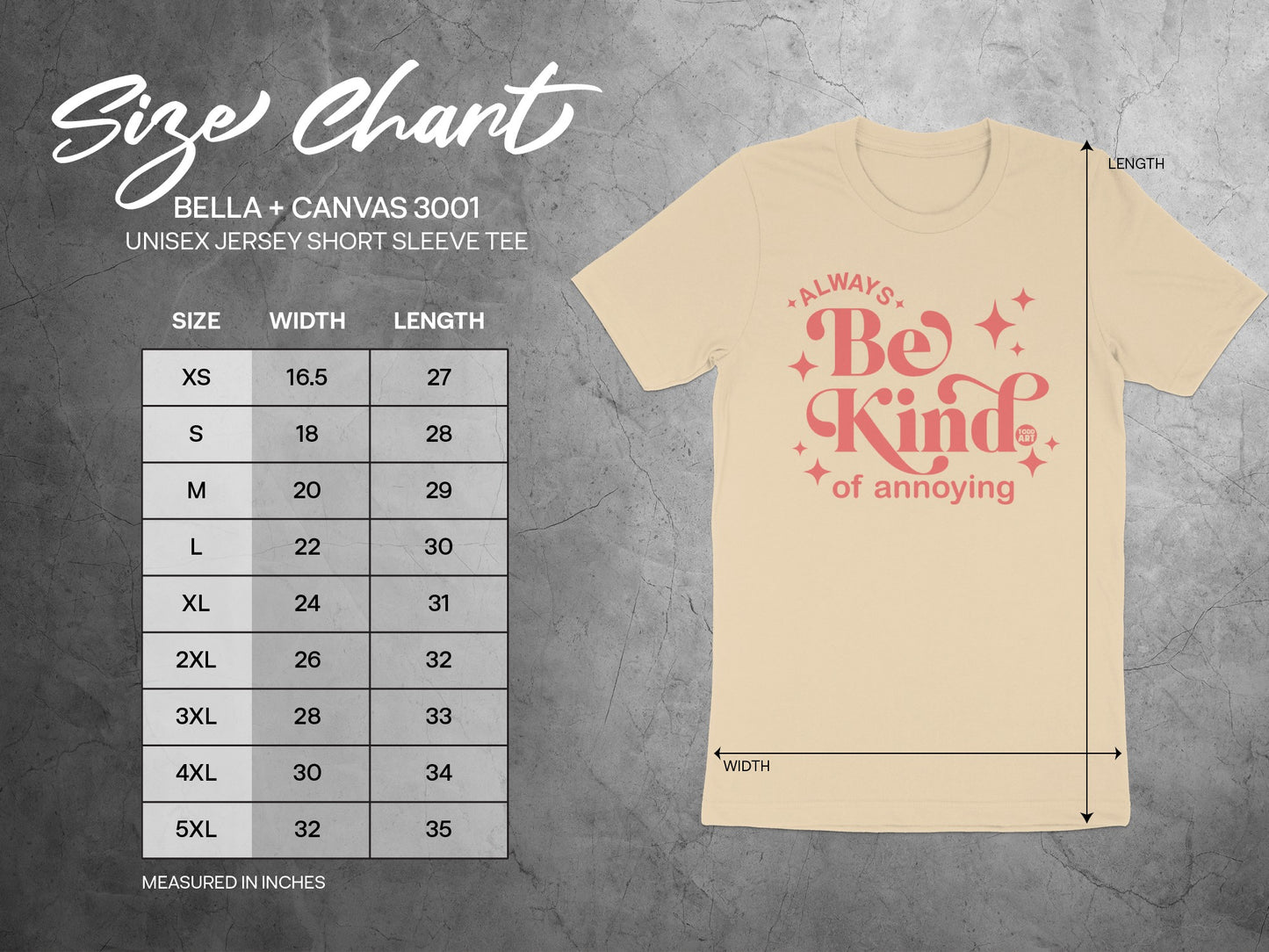 Always Be Kind of Annoying Short Sleeve Tee product type