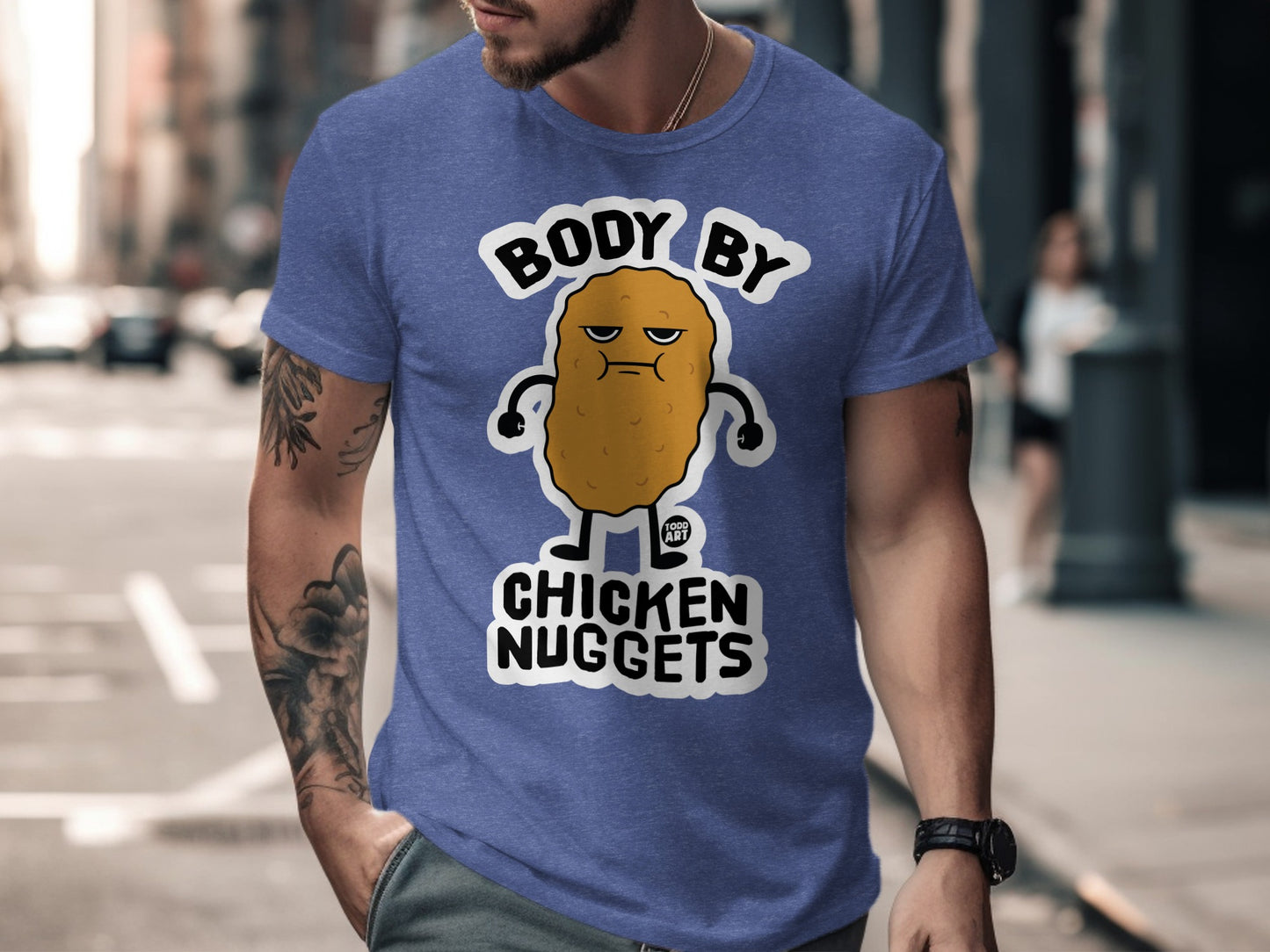Body By Chicken Nuggets Graphic T-shirt product