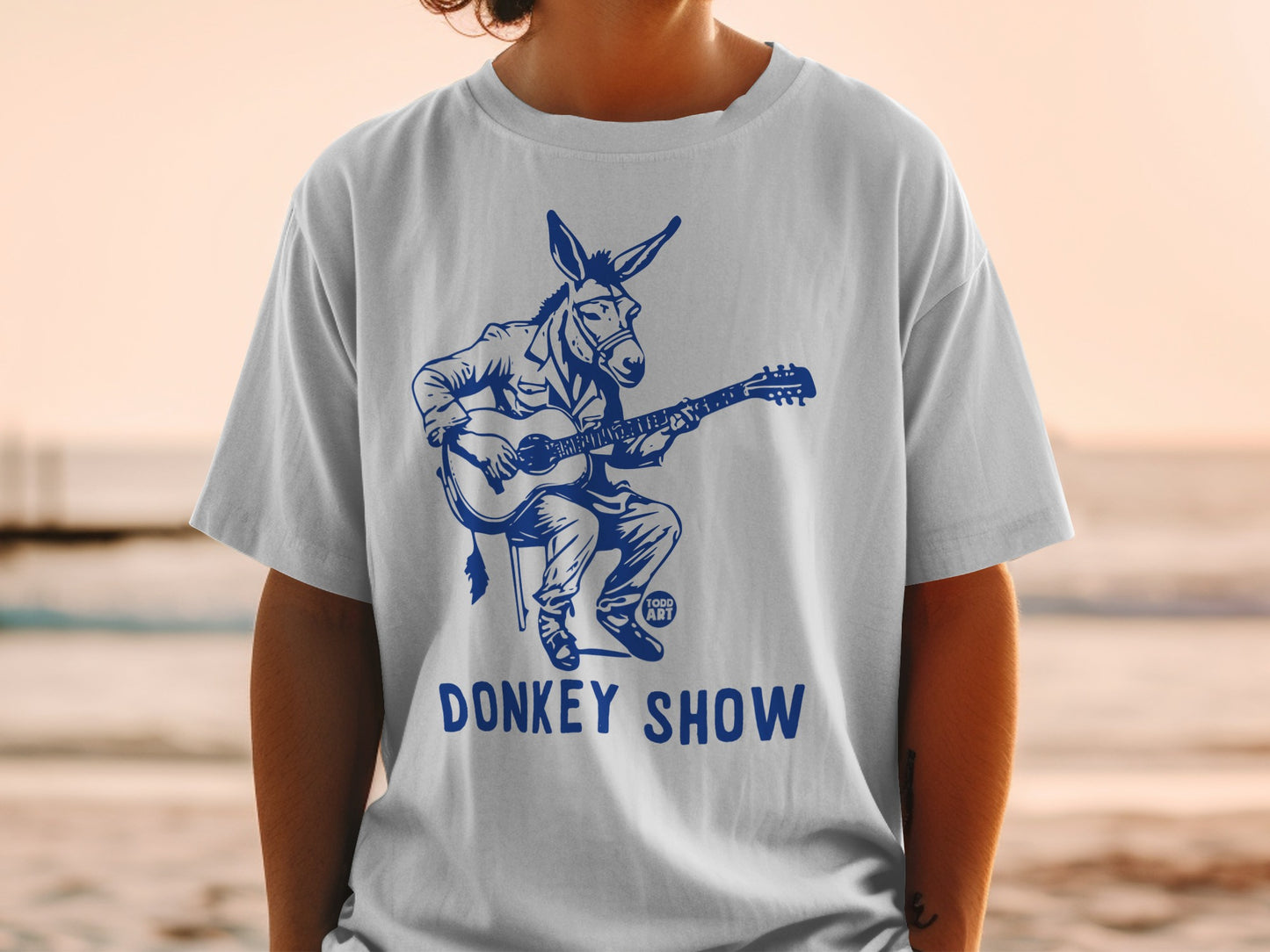 Donkey Show Guitar Player Graphic T-shirt Product