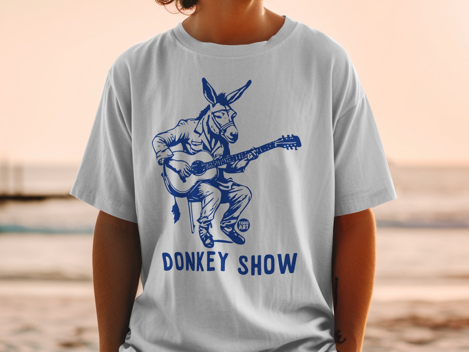 Donkey Show Guitar Player Graphic T-shirt Product