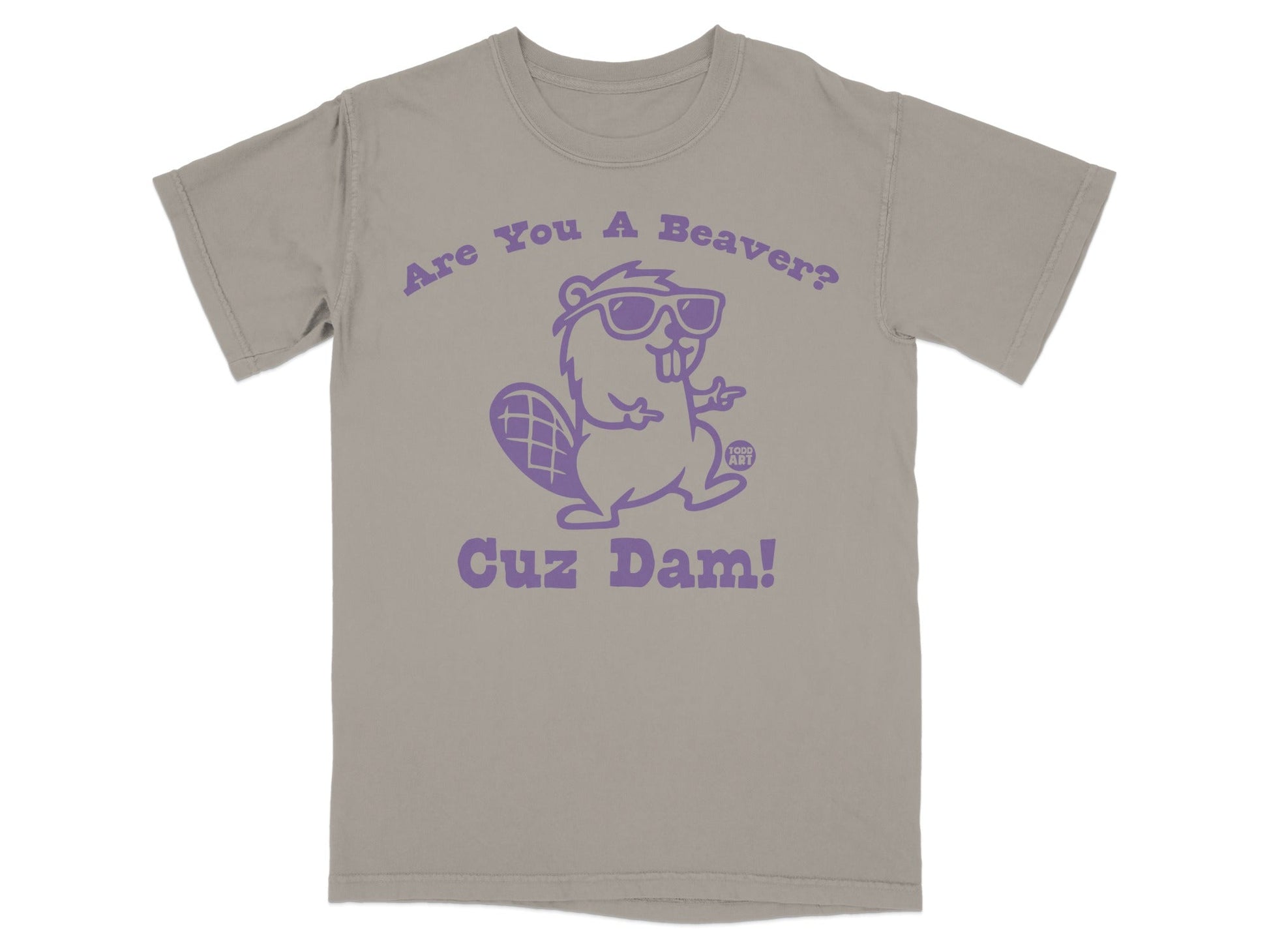 Are You A Beaver Cuz Dam Funny Graphic Tee Shirt