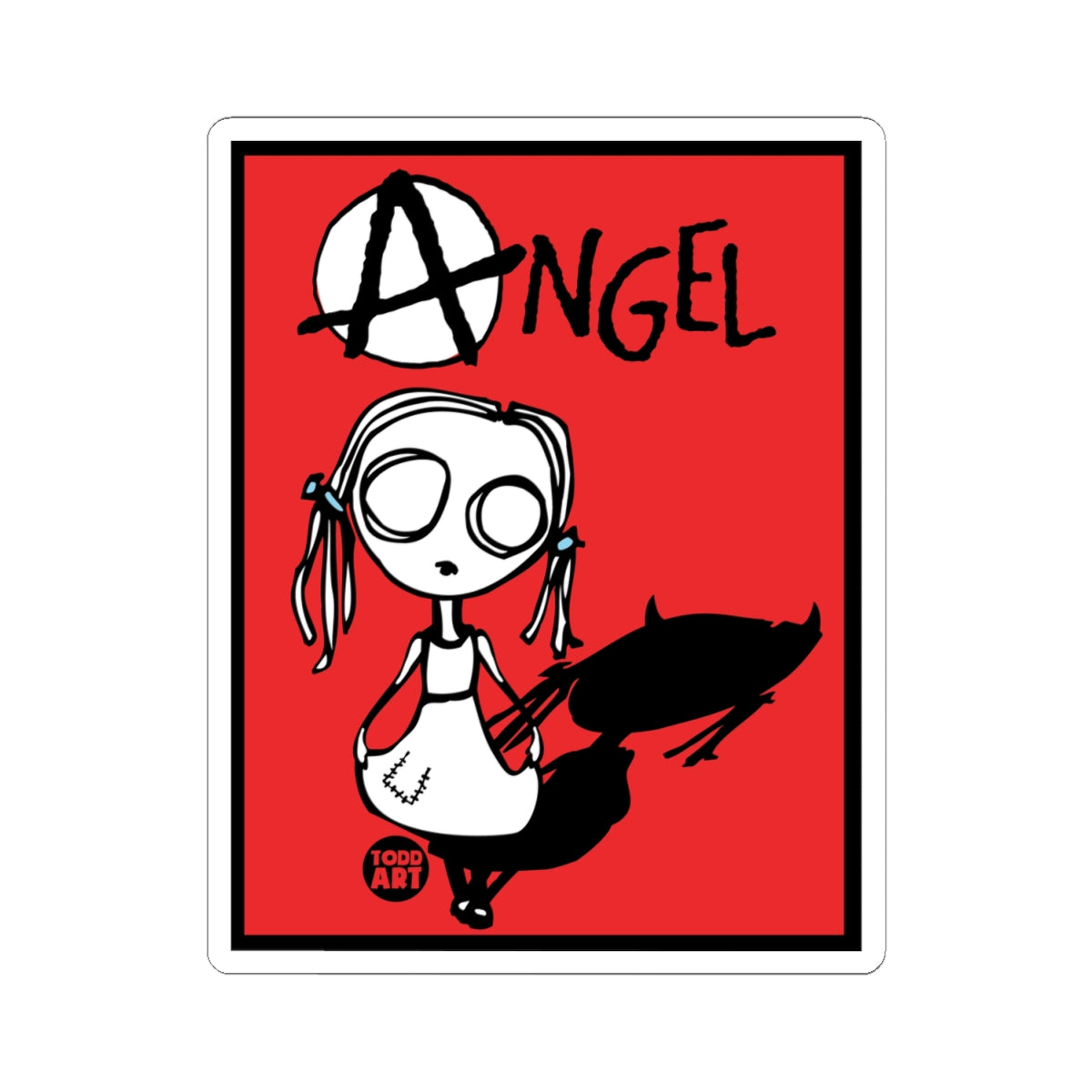 Angel Todd Art Sticker