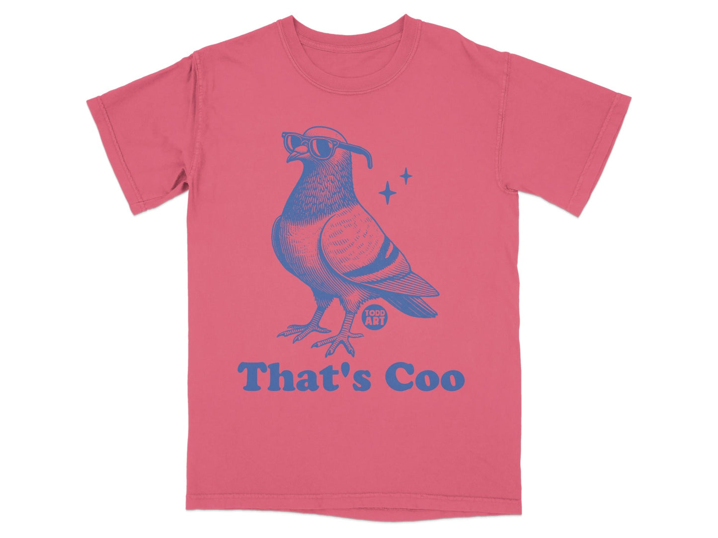 That's Coo Funny Pigeon with Sunglasses Design Shirt