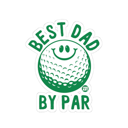 Golfing DadTodd Art Sticker