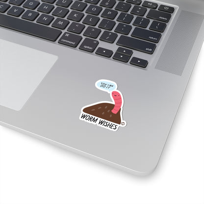 Worm WishesTodd Art Sticker