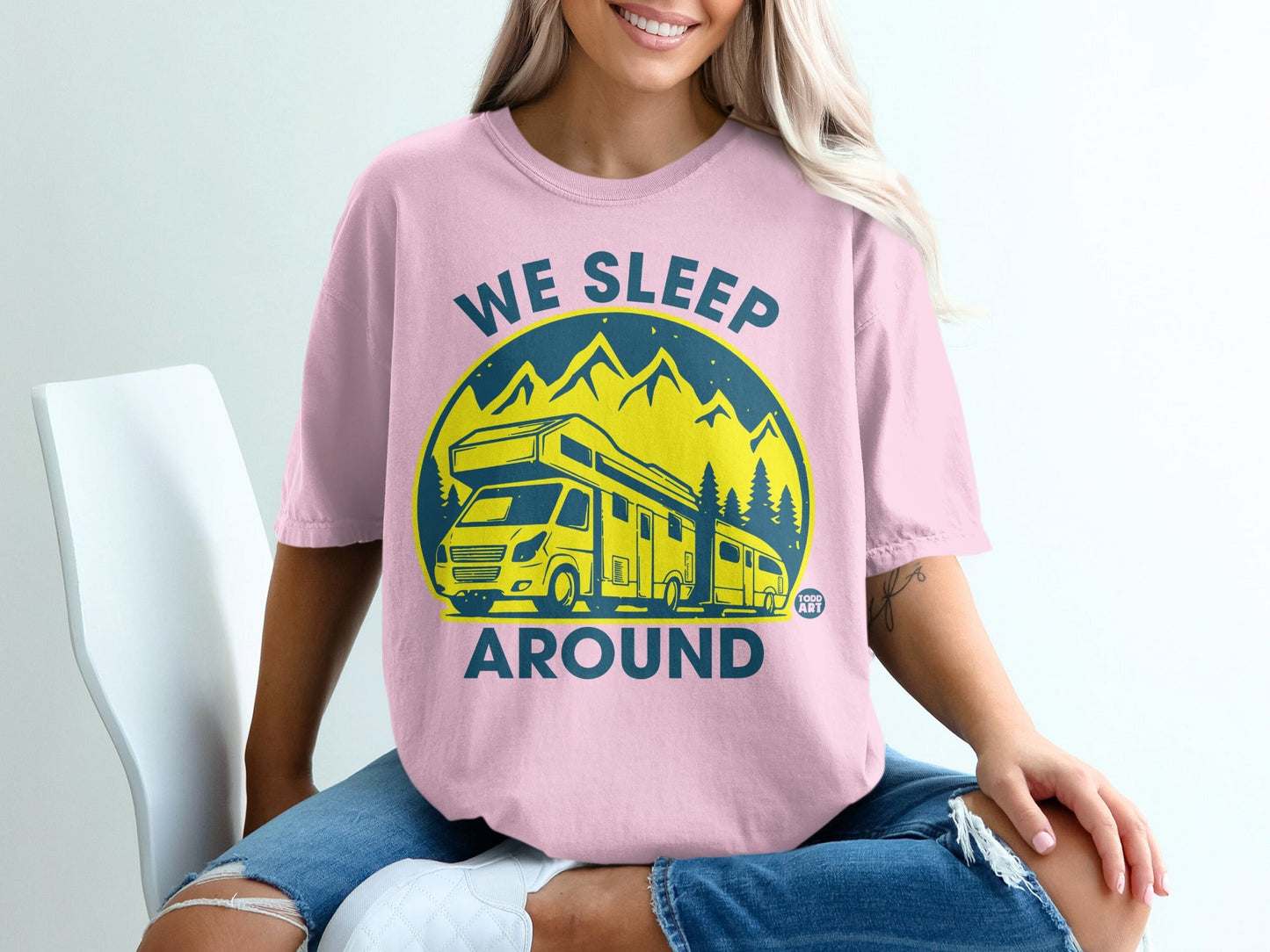 We Sleep Around RV Camping Graphic Tee product
