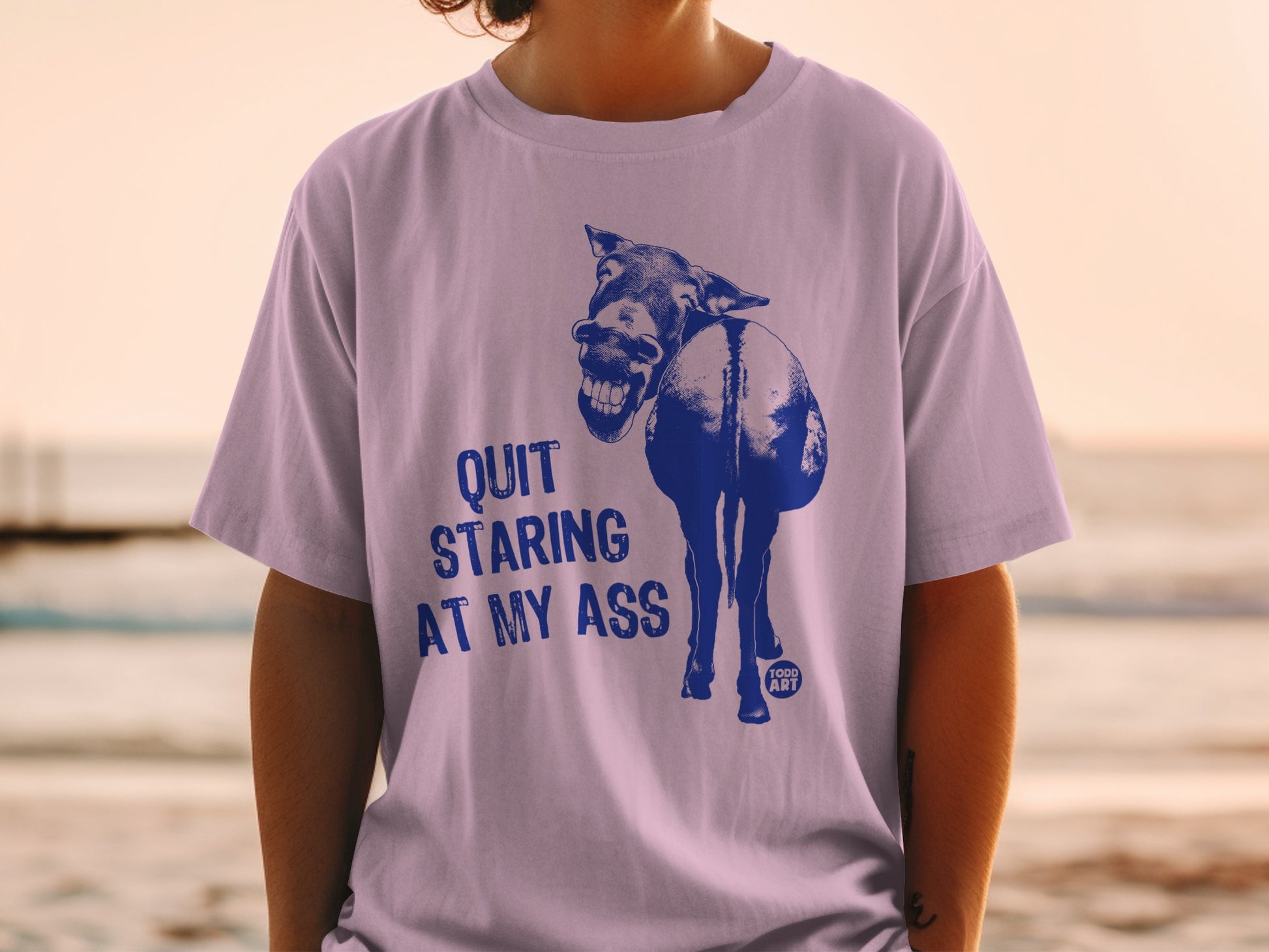 Quit Staring At My Ass Graphic T-Shirt