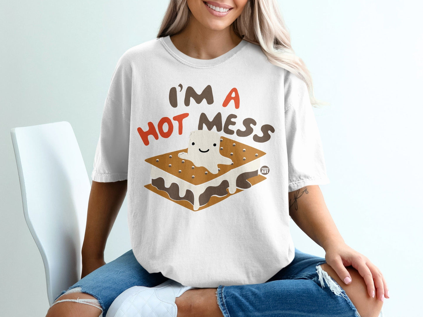 I'm a Hot Mess Fun Graphic T-Shirt for Casual Wear
