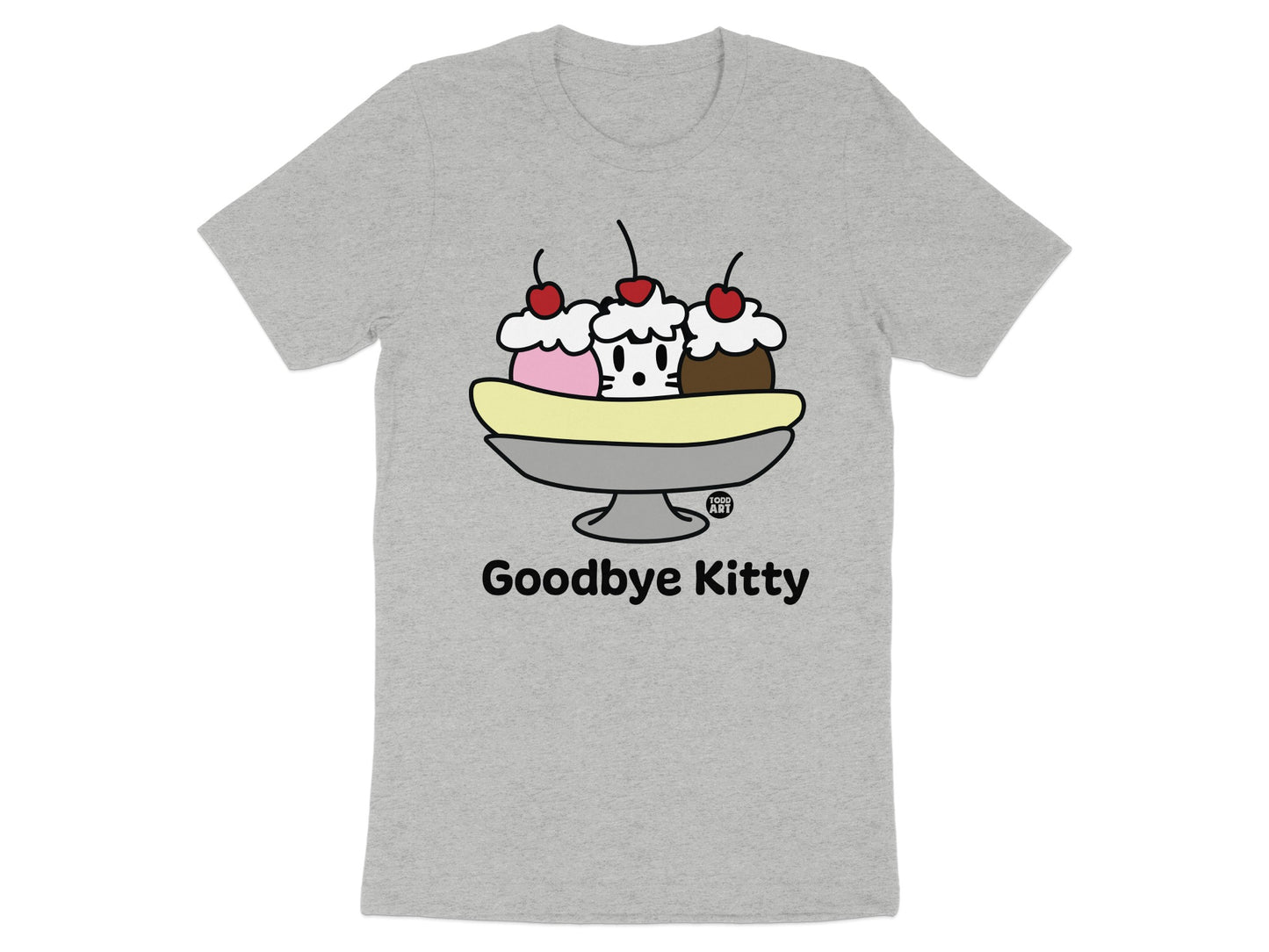 Goodbye Kitty Ice Cream Graphic T-shirt
