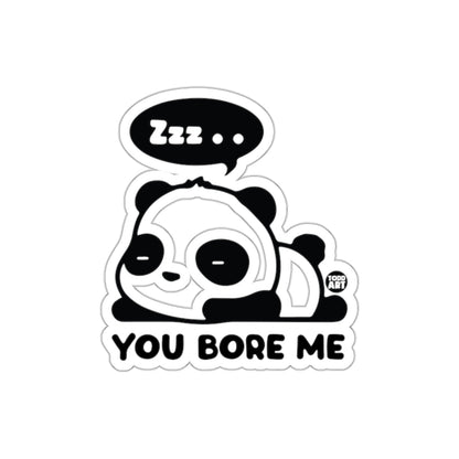 Cute Panda You Bore Me Zzz Sticker Fun Print