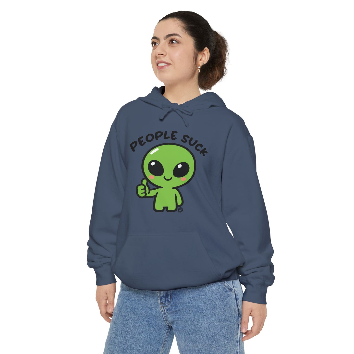 "People Suck"  Alien Hoodie