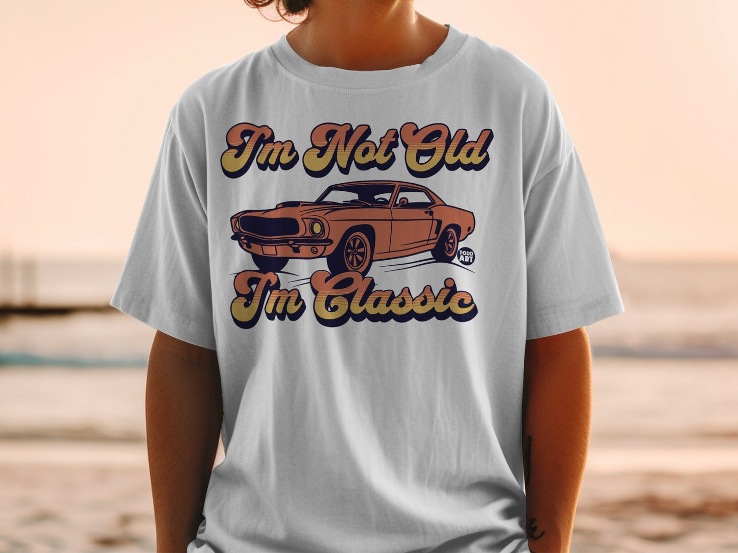 I'm Not Old I'm Classic Vintage Car Design T-shirt