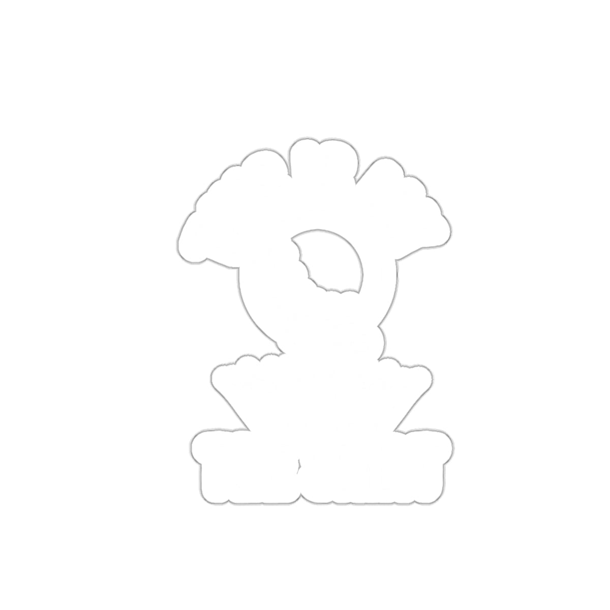 This is My Tee Shirt Funny Golf Ball on Tee sticker