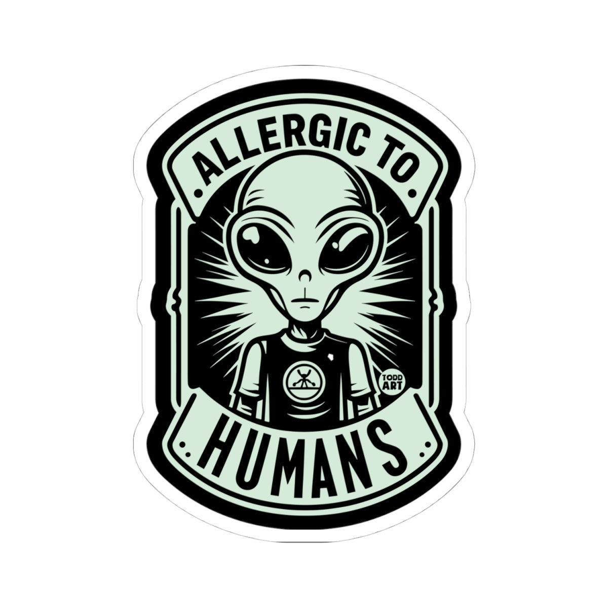 allergic-to-humans-alien-sticker