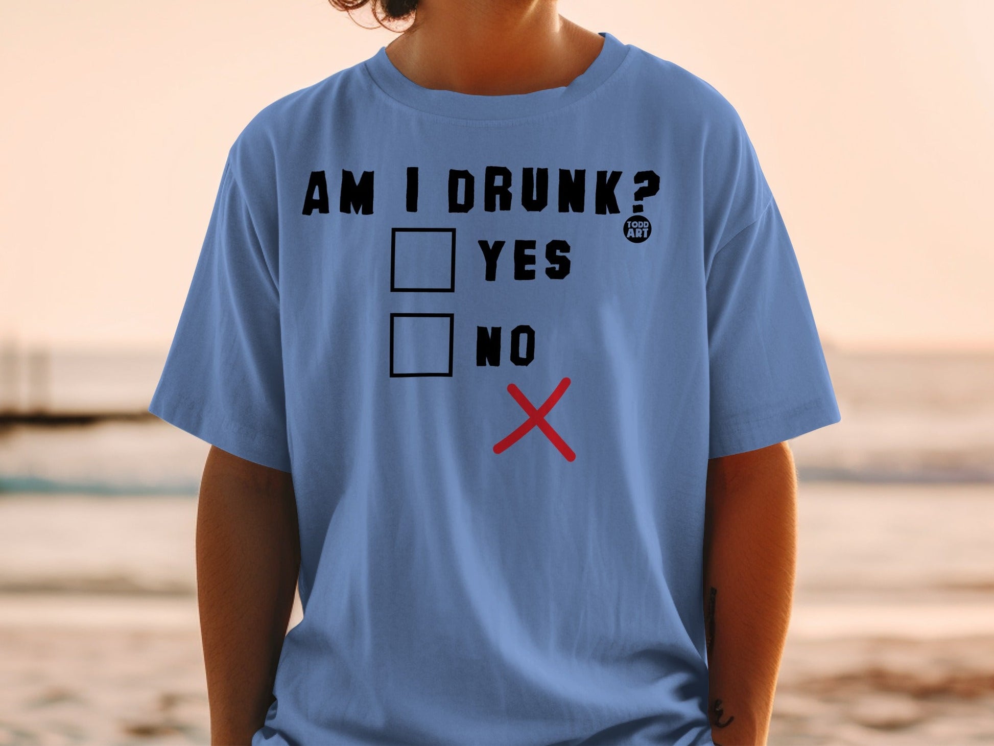 Am I Drunk Yes No Funny Graphic T-Shirt