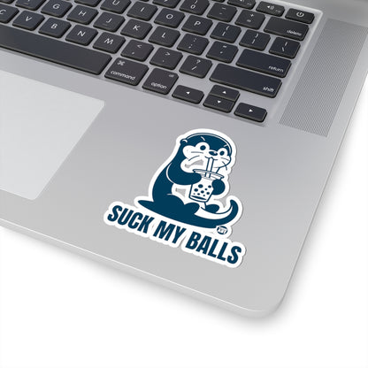 Bubble Tea OtterTodd Art Sticker