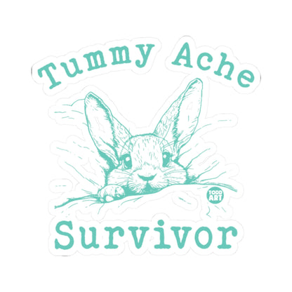 Tummy Ache SurvivorTodd Art Sticker