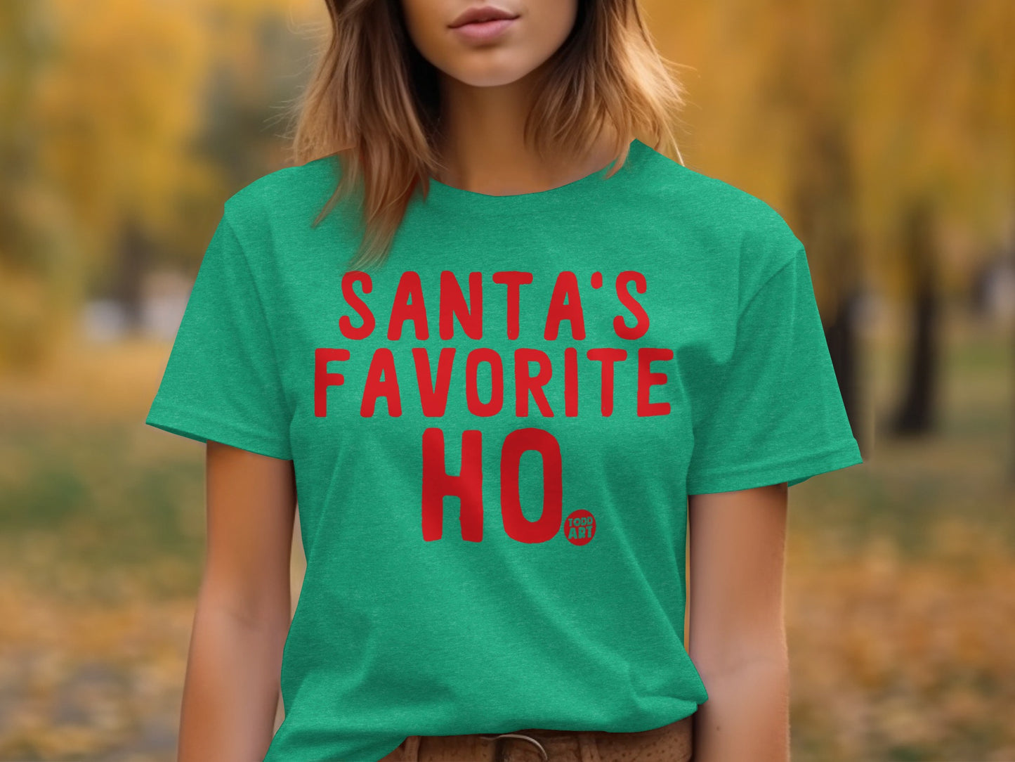 Santa's Favorite Ho Festive Graphic T-shirt
