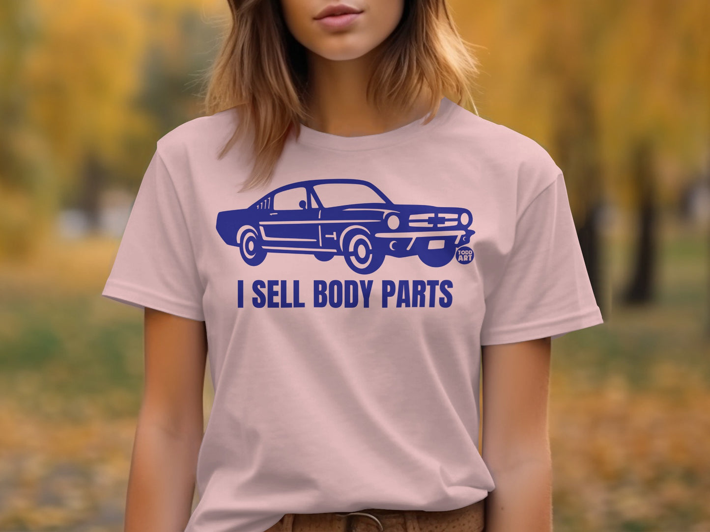 Funny Car Enthusiast T-Shirt I Sell Body Parts Tee