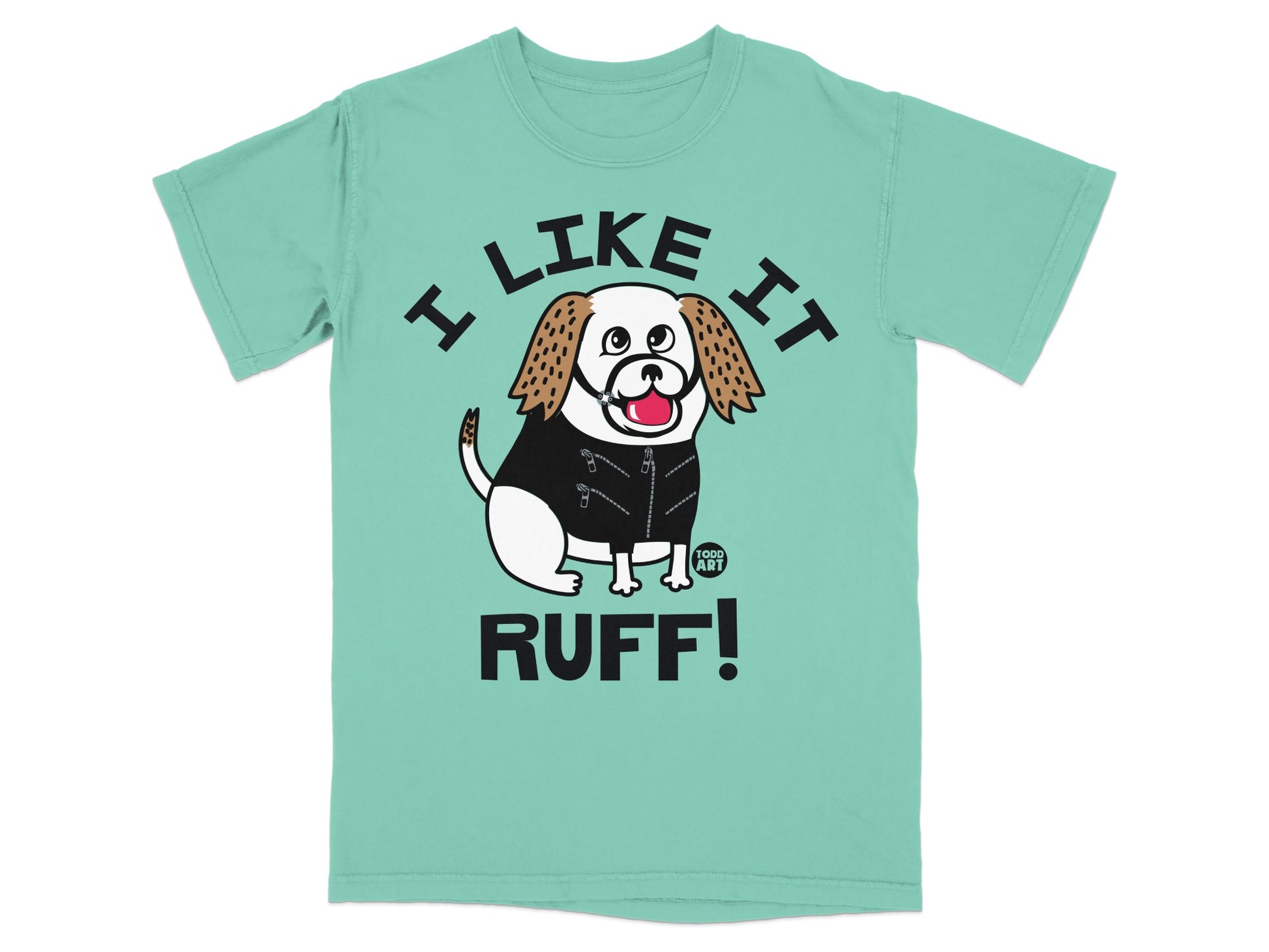 I Like It Ruff Funny Beagle Graphic T-shirt