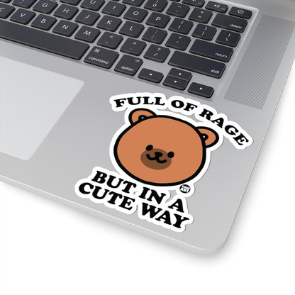 Angry BearTodd Art Sticker