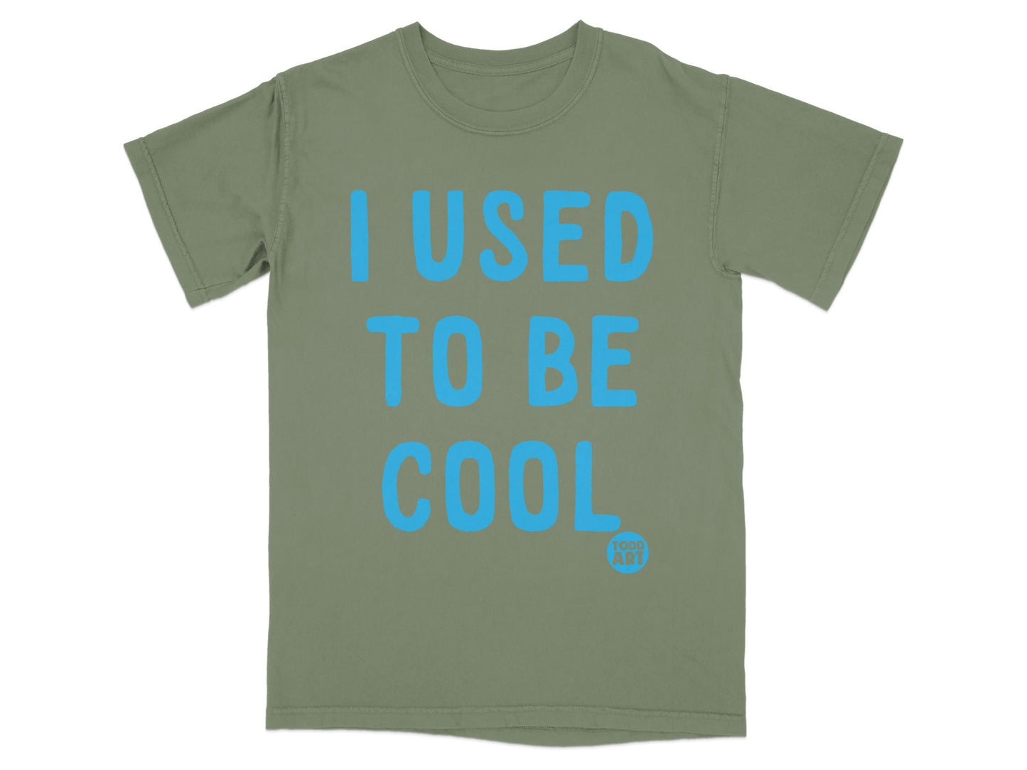 I Used to Be Cool Graphic Quote Tee Shirt Product