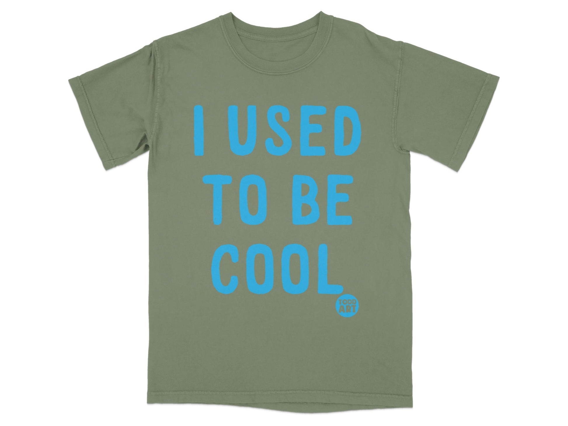 I Used to Be Cool Graphic Quote Tee Shirt Product
