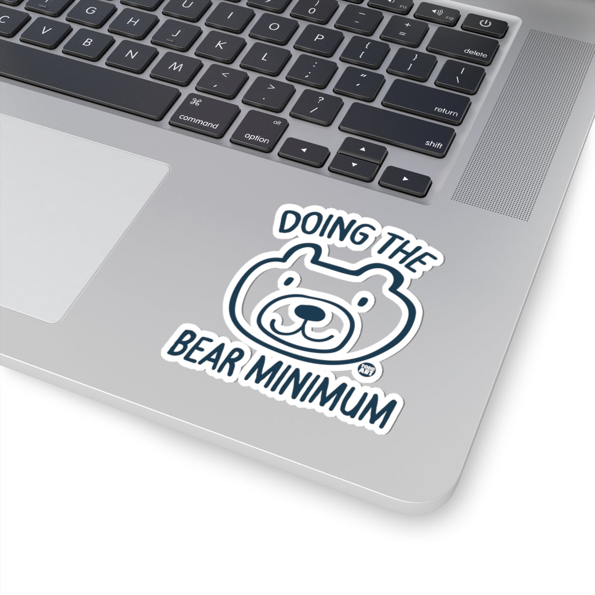 Bear MinimumTodd Art Sticker