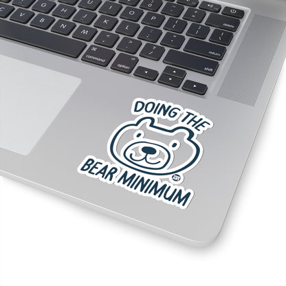 Bear MinimumTodd Art Sticker
