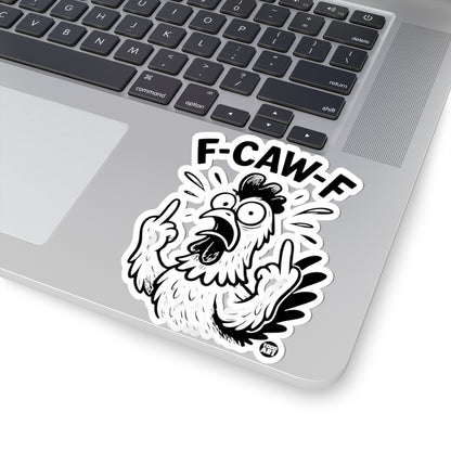 Startled RoosterTodd Art Sticker