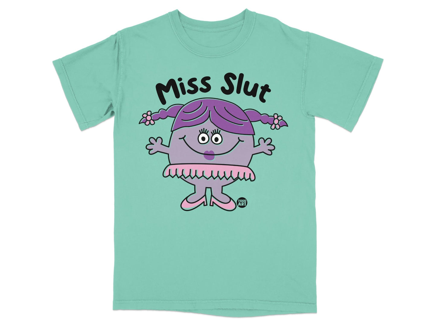 Miss Slut Graphic Todd Art Character T-Shirt