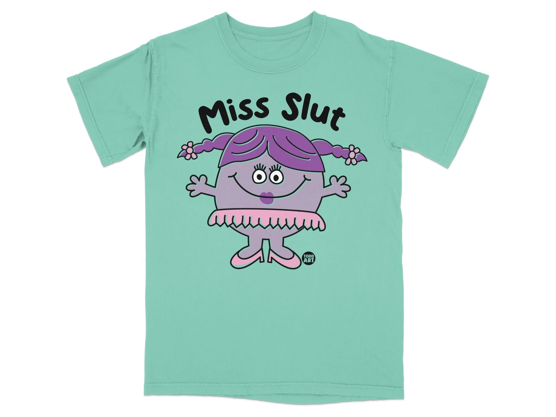 Miss Slut Graphic Todd Art Character T-Shirt