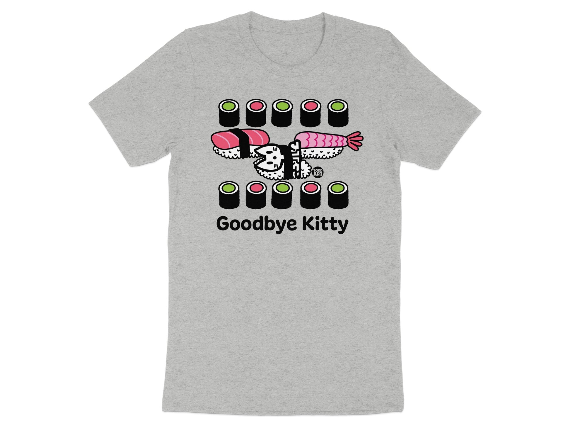 Goodbye Kitty Sushi Graphic Tee Fashion Apparel